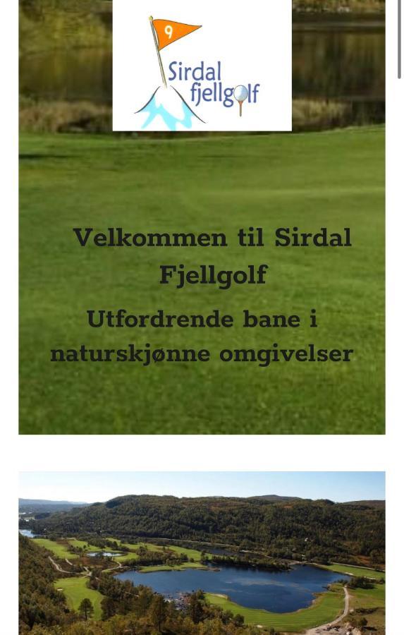 Flott Leilighet Pa Haugen I Sirdal Tjorhom Exterior photo